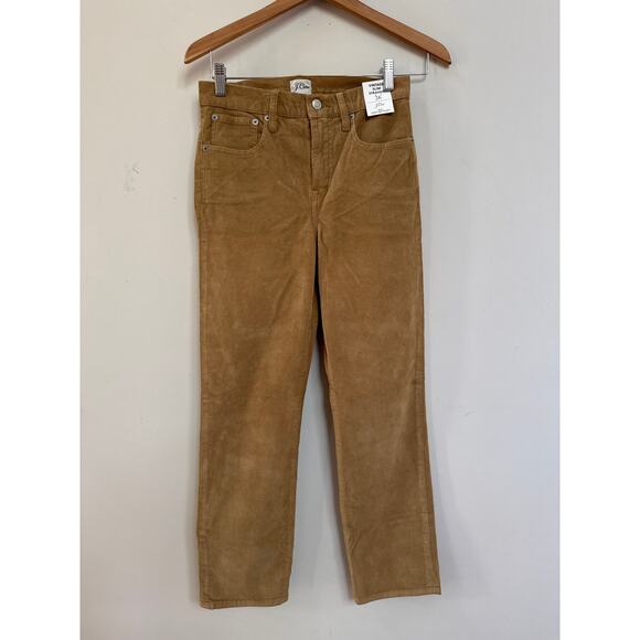 J crew Pants - J Crew Vintage Slim Straight Corduroy Pants Tan Size 26